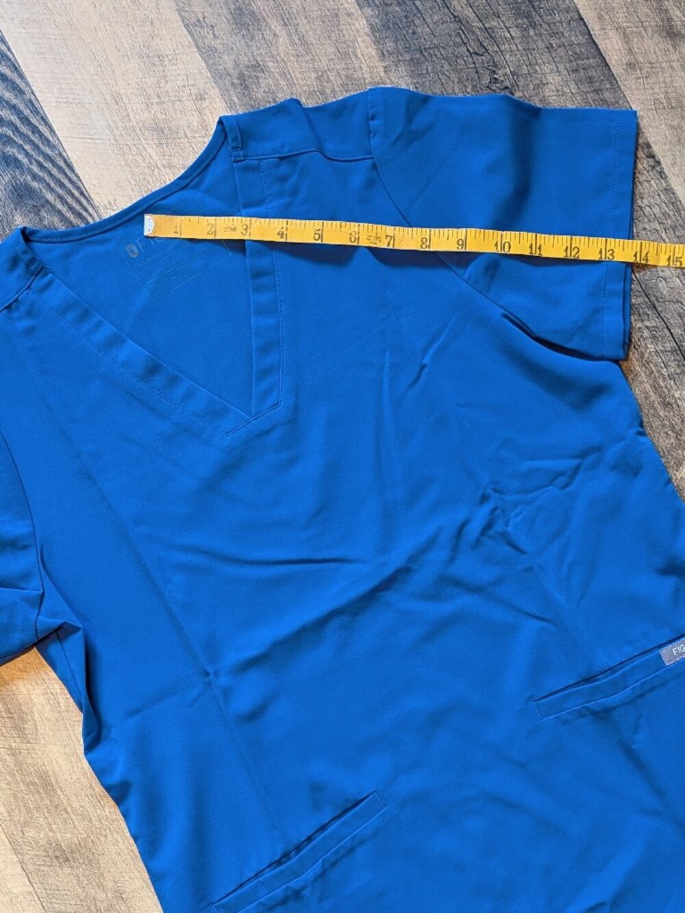 Figs Denim Blue Set Zamora Joggers & Casma Scrub Top Small - Picture 7 of 10